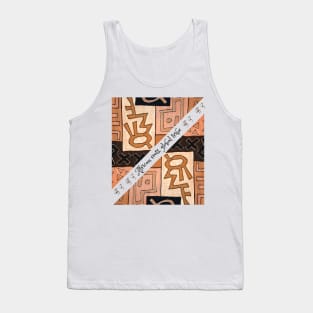 African roots, global tribe, African tribal Tank Top